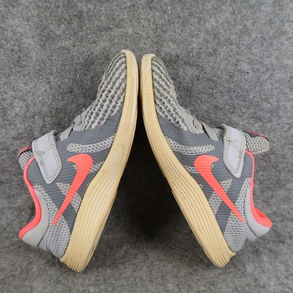 Nike Shoes Kids 10C Revolution Sneakers Athletic Trainer Running Easy On Strap - Picture 8 of 11